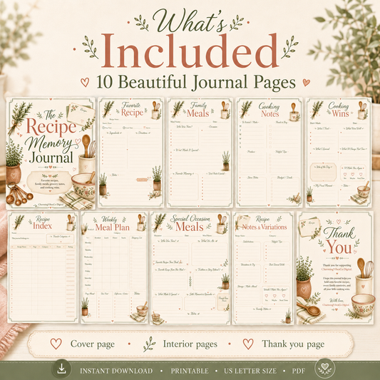 The Recipe Memory Journal