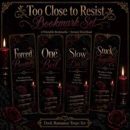 Too Close to Resist Bookmark Set