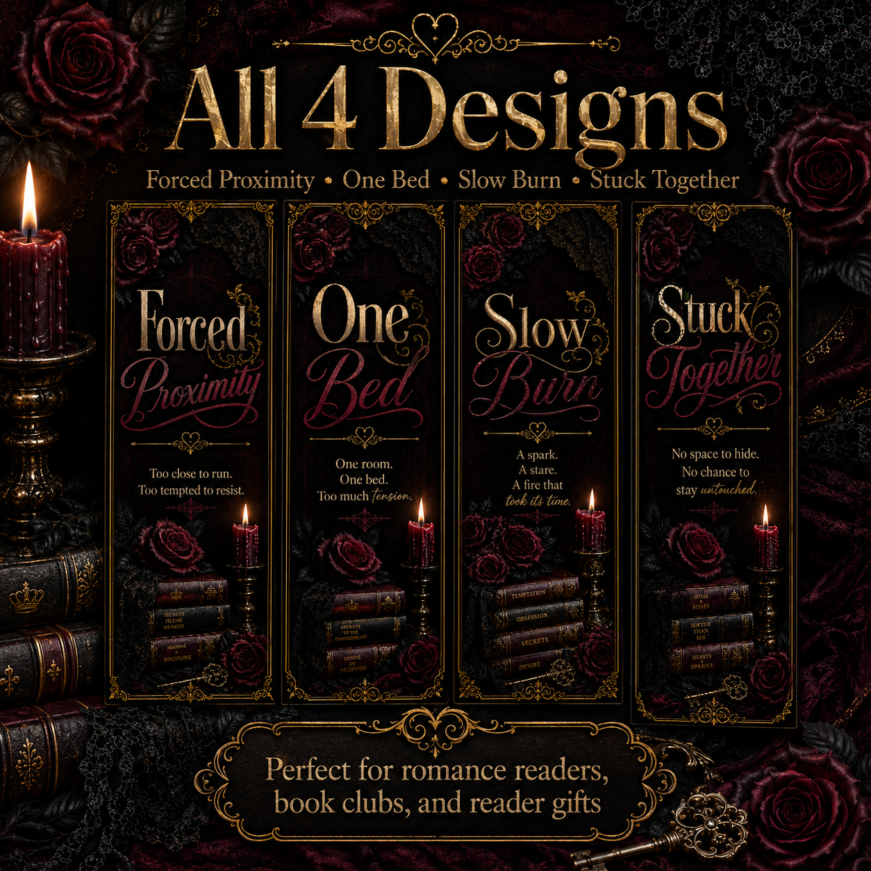 Too Close to Resist Bookmark Set