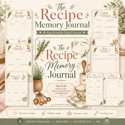 The Recipe Memory Journal