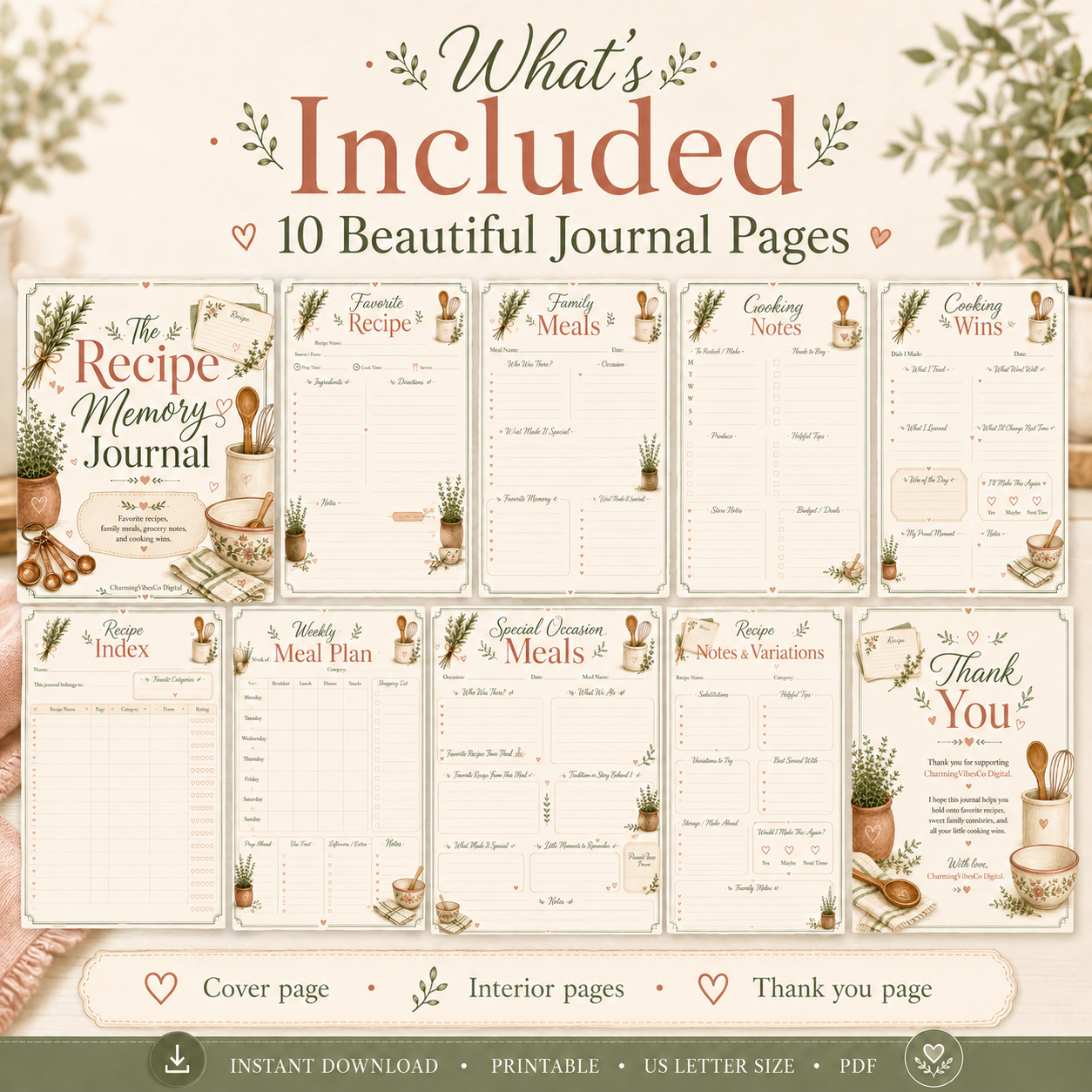 The Recipe Memory Journal