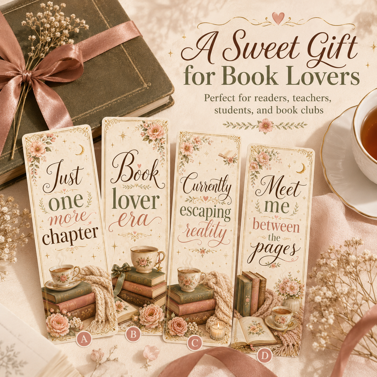 Cozy Reading Bookmark Set