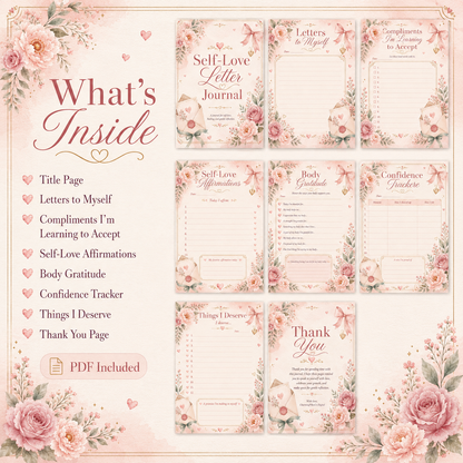 Self-Love Letter Journal