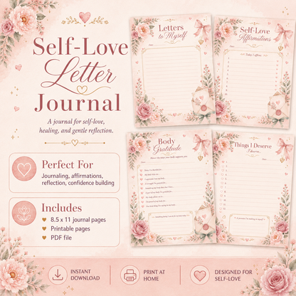Self-Love Letter Journal