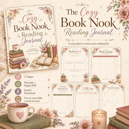 The Cozy Book Nook Reading Journal
