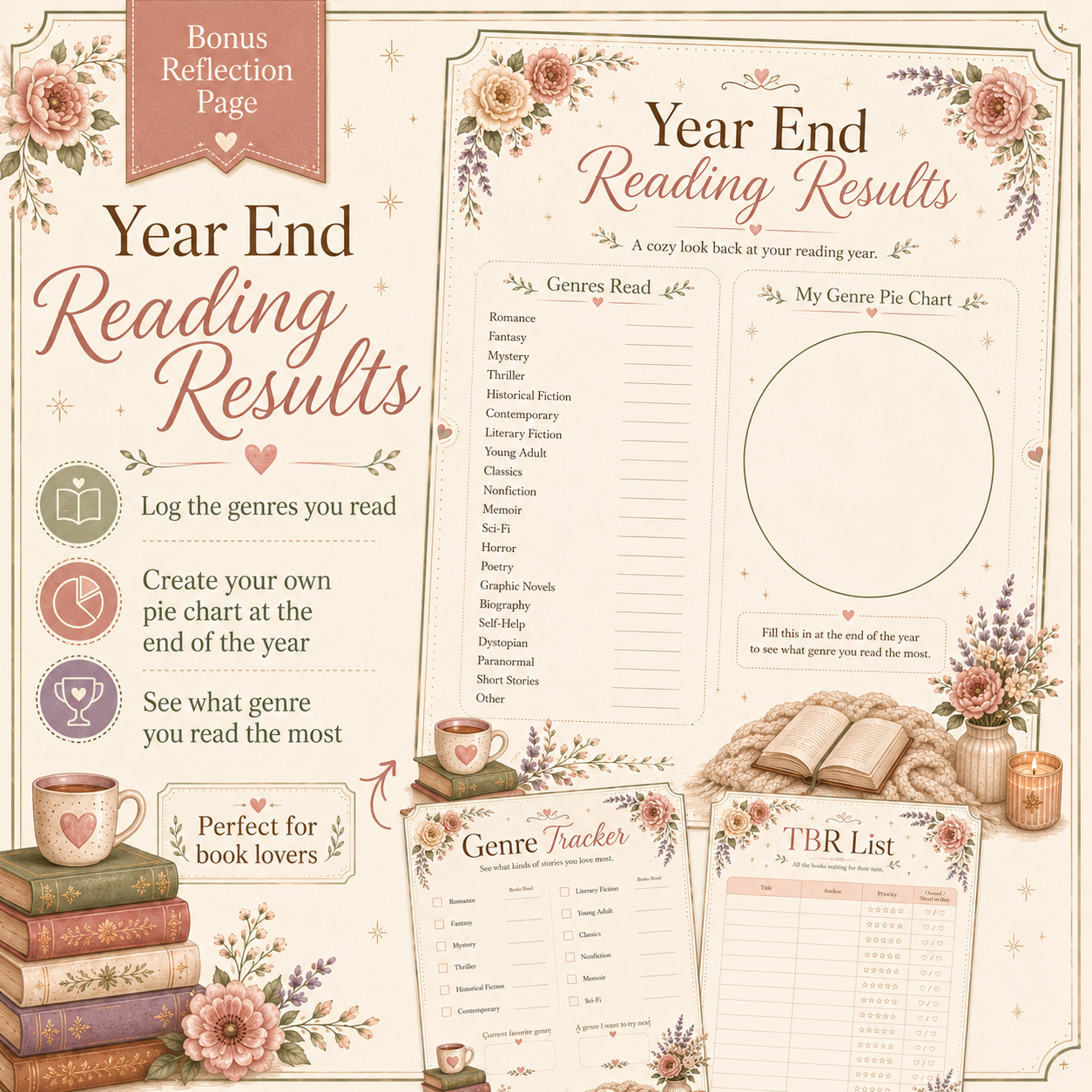 The Cozy Book Nook Reading Journal