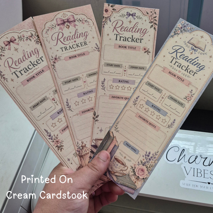 Reading Tracker Bookmark Set